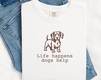 Dachshund dog outline embroidery design - 4 sizes file monochromatic dachshund wiener dog lover