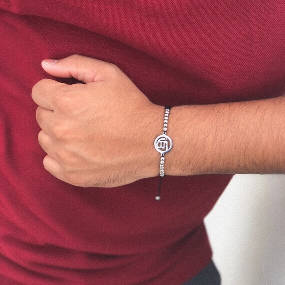 Ek Onkar Silver Plated Bracelet for Men, Women, Boys and Girls