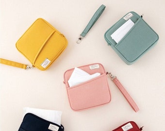 Daily Strap Pouch [4colors] / Cosmetics Pouch, AirPods Pro Case, Coin Purse, Bag Accessories, Cable Pouch, Mask Case Pouch