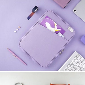 FUNDA PARA iPAD PRO DE 11" [6 colores] / Funda para iPad Pro de 11 pulgadas, 10,5" y 10,9" / Funda para tableta / Funda para tableta / Estuche con cremallera / Funda para iPad / Útiles escolares