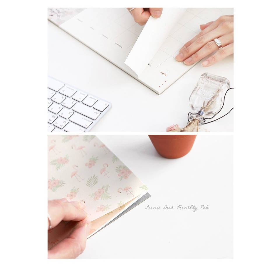 MONTHLY PLANNER NOTEPAD Monthly Schedule Monthly Notepads Etsy