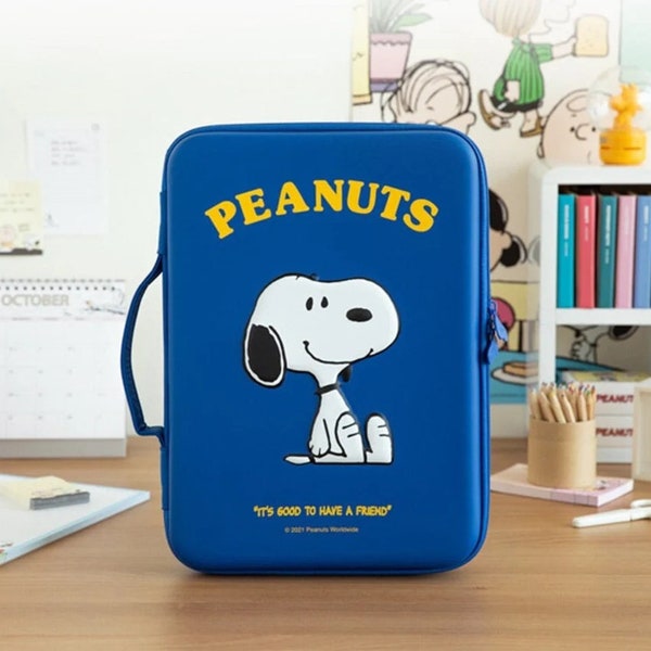 13" MacBook Case [Snoopy] / PEANUTS 12.9" iPad Pro Case / Tablet Case / Tablet Sleeve / Zipper Pouch / iPad Cover School Office Supplies