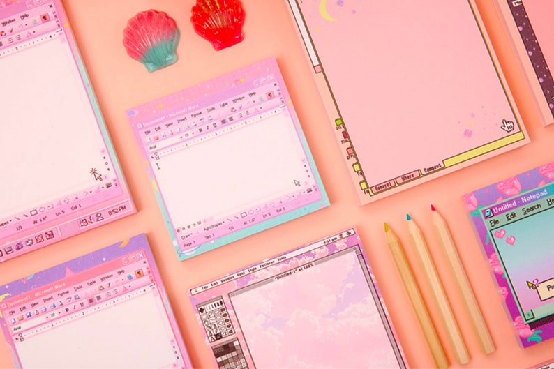 MEMO PAD Colorful Memo Memopad Notepad Christmas Gift Etsy