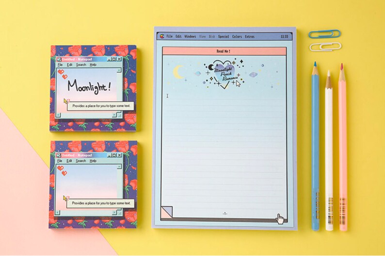 MEMO PAD Colorful Memo Memopad Notepad Christmas Gift Etsy