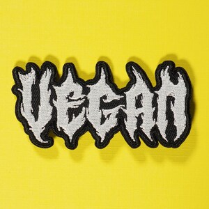 Metal, Punk, and Goth Vegan | Embroidered Patch