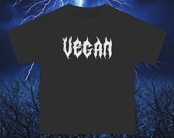 Koszula wegańska metalowa, punkowa i gotycka