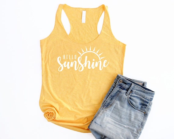 ladies yellow summer tops