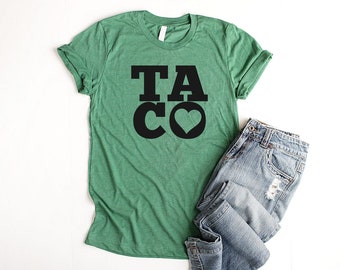 Taco Shirt vrouwen Unisex Taco Twosday Shirt Taco Party Shirt Taco Life Shirt Taco Shirts Bachelorette Taco Lovers Gift Je had me bij Tacos