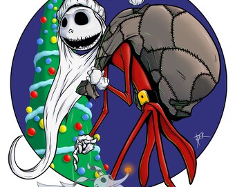 The Nightmare Before Christmas - Jack as Santa - Etsy