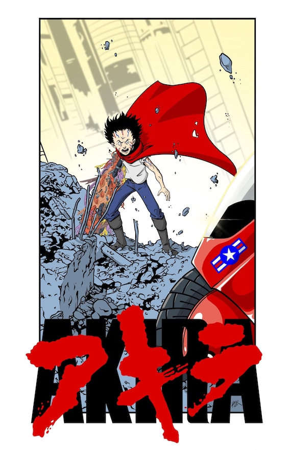 キャラクターグッズ VINTAGE FLAME AKIRA 『 TETSUO 』PORTAFOLIO