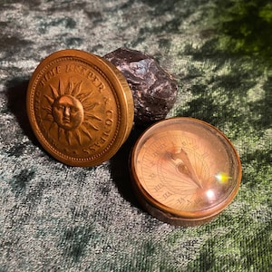 Antique Sundial Compass Pantochronometer D.L. Smith’s 1870