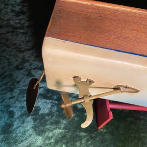 Vintage Battery Operated Wood Toy Boat Made in Japan - Etsy