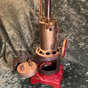 Antique Upright Steam Engine Weeden 157 USA