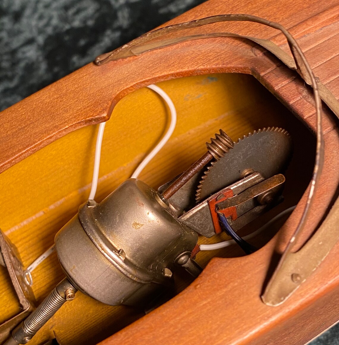 Vintage Battery Operated Wood Toy Boat Made in Japan - Etsy