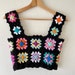 Order Crop Top granny square 