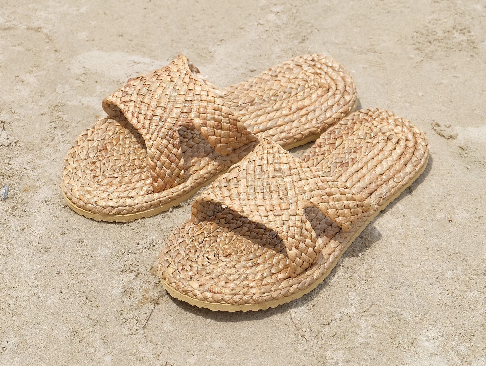 straw slippers amazon