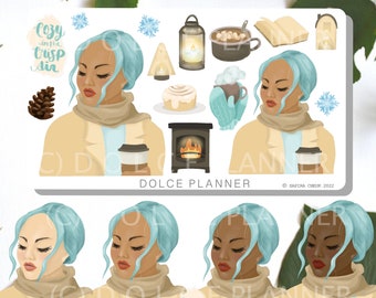 Cozy in the Crisp Air Planner and Journal Stickers