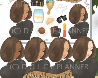 Coffee at Someplane New Planner and Journal Stickers