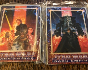 Star Wars Dark Empire Metal Collector Cards- Unique Gift!