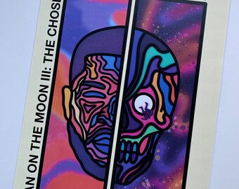 Man On The Moon Art Etsy