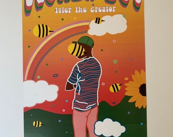N880 Tyler the Creator Flower Boy Cover Album 24x24 20 Silk Poster