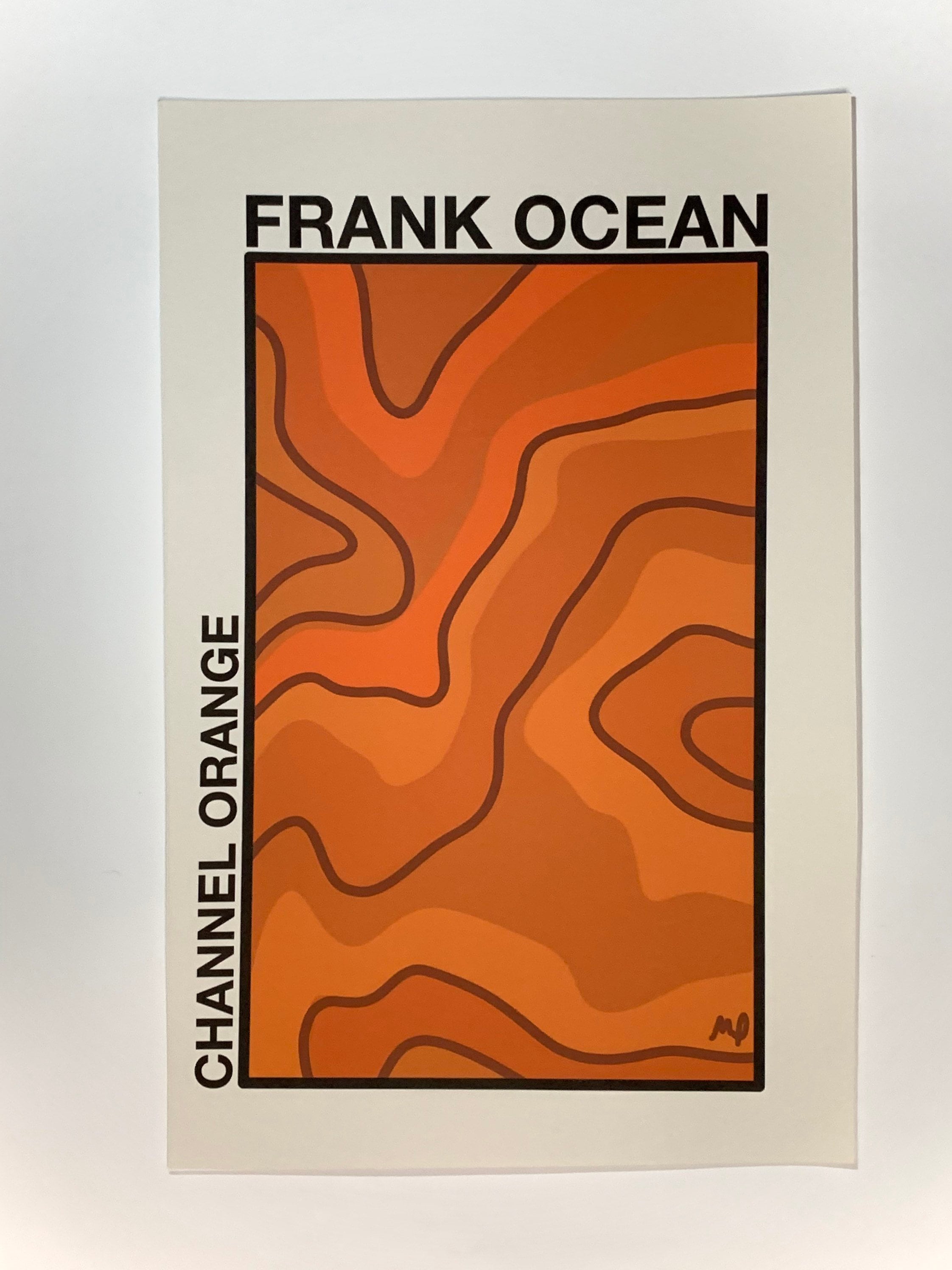 Frank Ocean Poster Channel Orange Poster Frank Ocean Etsy
