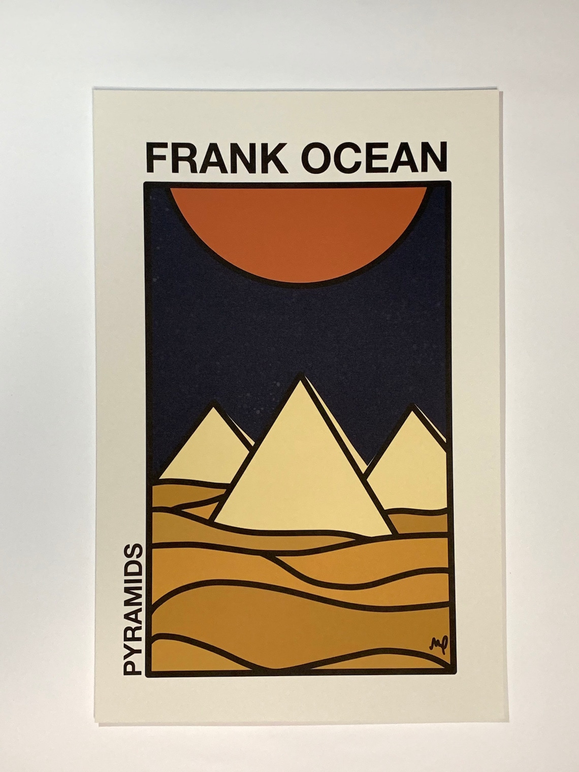 Frank Ocean Poster // Pyramids Poster // Channel Orange Poster Etsy