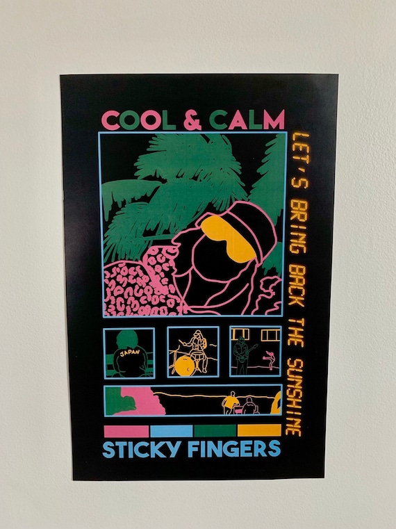 Sticky Fingers Poster Cool Calm Etsy