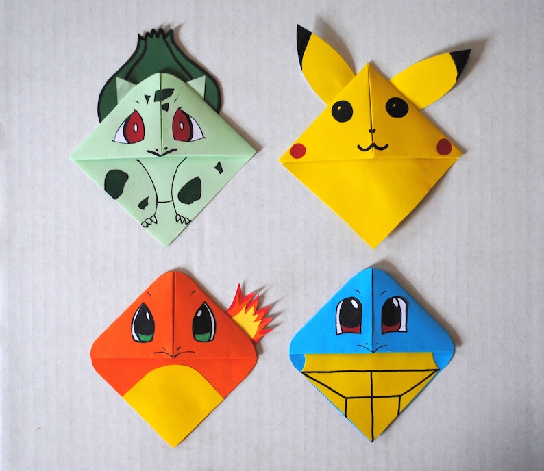 Pokemon corner bookmarks | Etsy