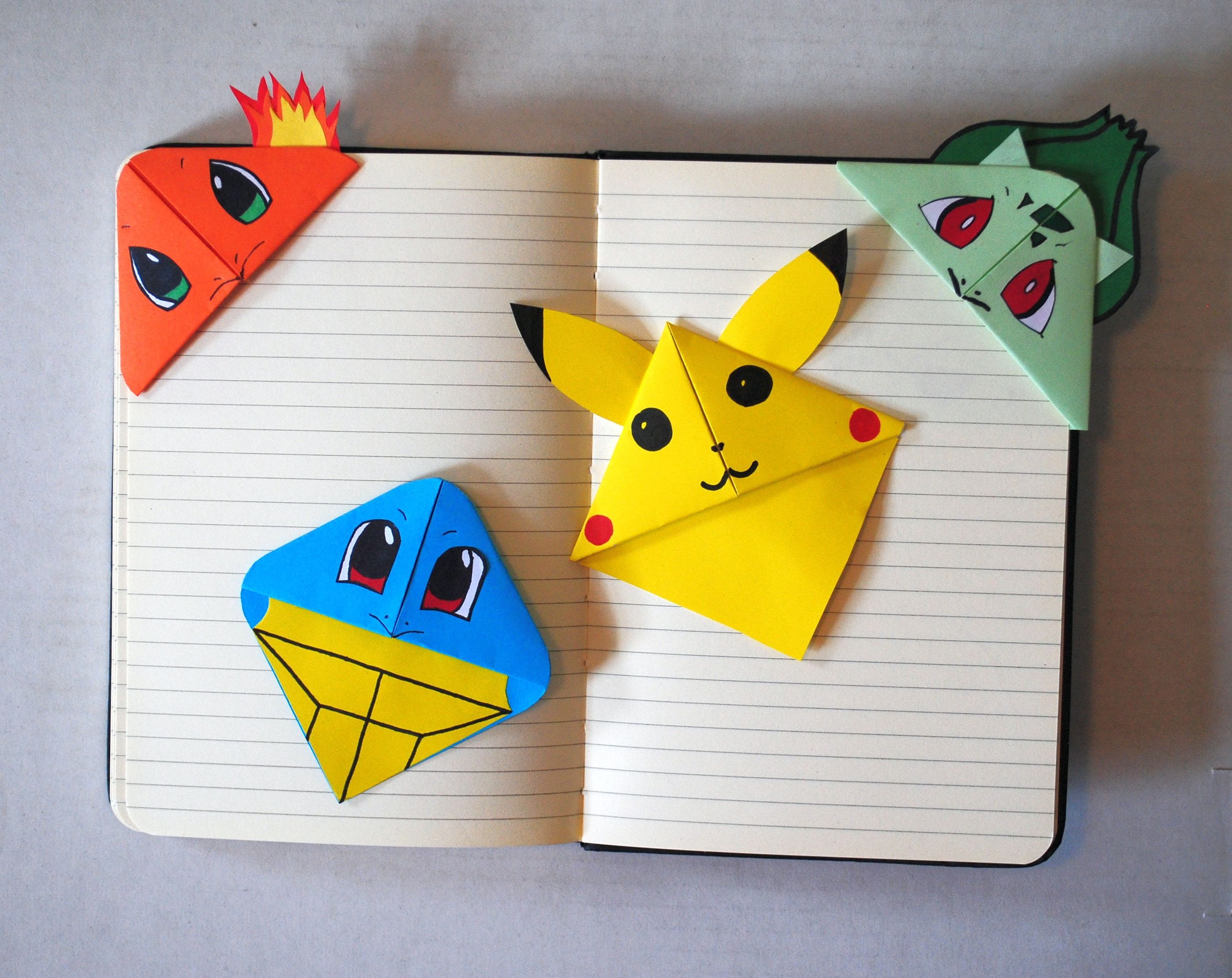 Pokemon Corner Bookmarks Etsy Canada