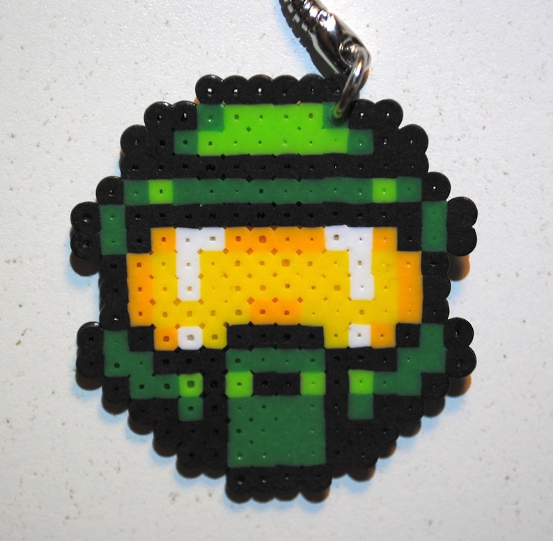 Halo Master Chief and Grunt Perler Bead Keychains - Etsy