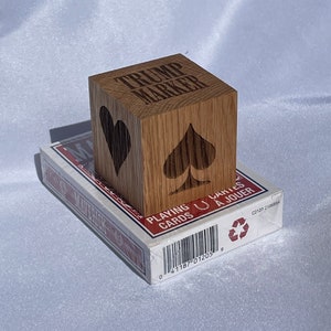 Trump Marker with Deck of Cards