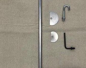 Axle tube scraper