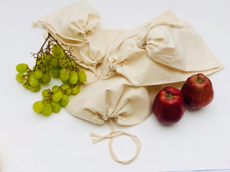 2 x 3 Inches Cotton Natural Single Drawstring Bag Quantity: 1000 Great for Packaging High Quality Bags Premium Quality