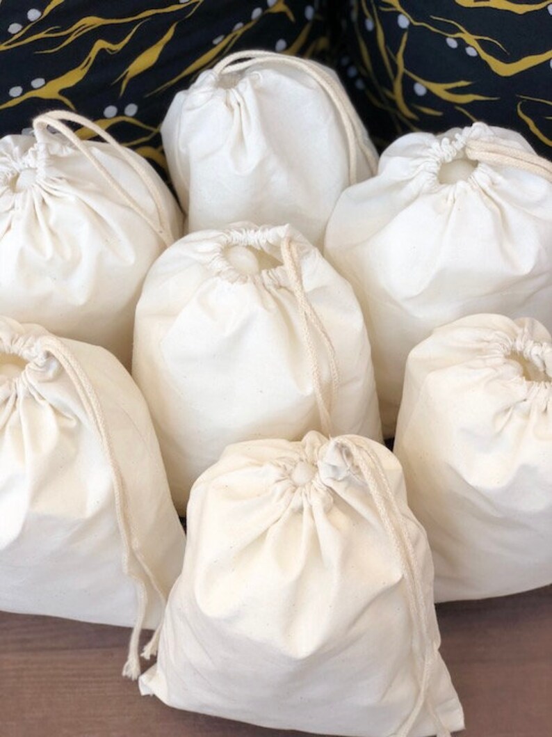 8 X 10 Inches Cotton Muslin Bags 100 Organic Cotton Single Etsy