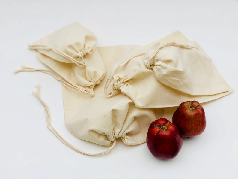 2 x 3 Inches Cotton Natural Single Drawstring Bag Quantity: 1000 Great for Packaging High Quality Bags Premium Quality