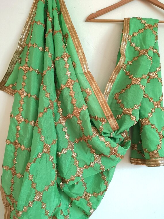 party wear gota patti suit