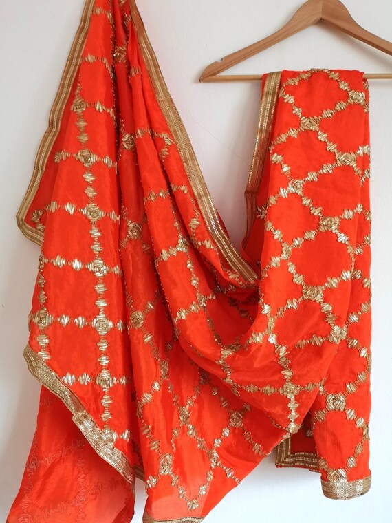 party wear gota patti suit