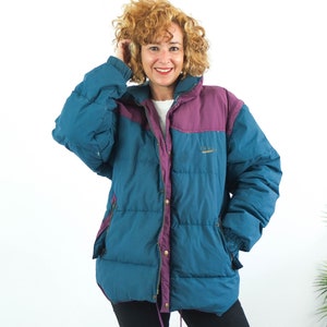 Colour Block Puffer Etsy Sweden