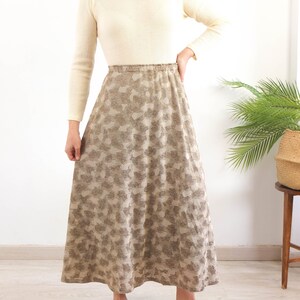 80s Midi Knit Skirt Etsy