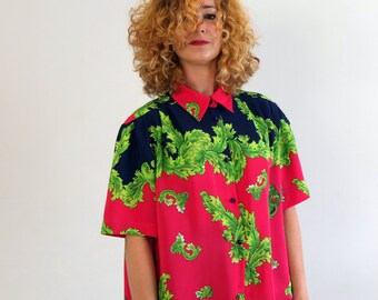 versace style shirt dress