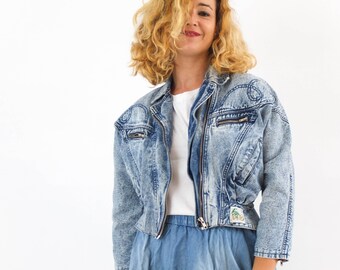 80s jeans jacket