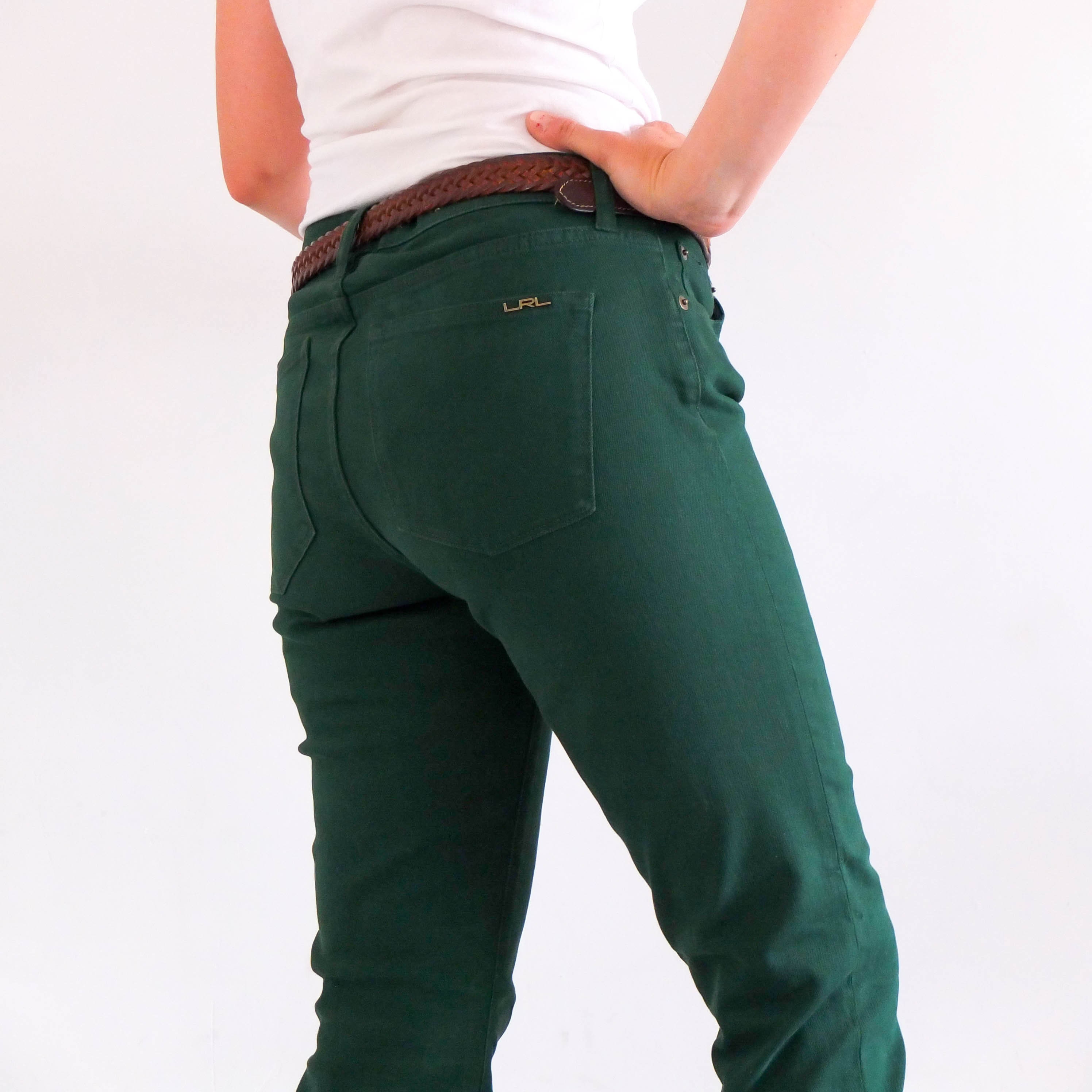 Vintage 90s Ralph Lauren green slim jeans, 1990s skinny jeans with mid  rise, Vintage green denim jeans women, Y2K stretch jeans size M -   Portugal