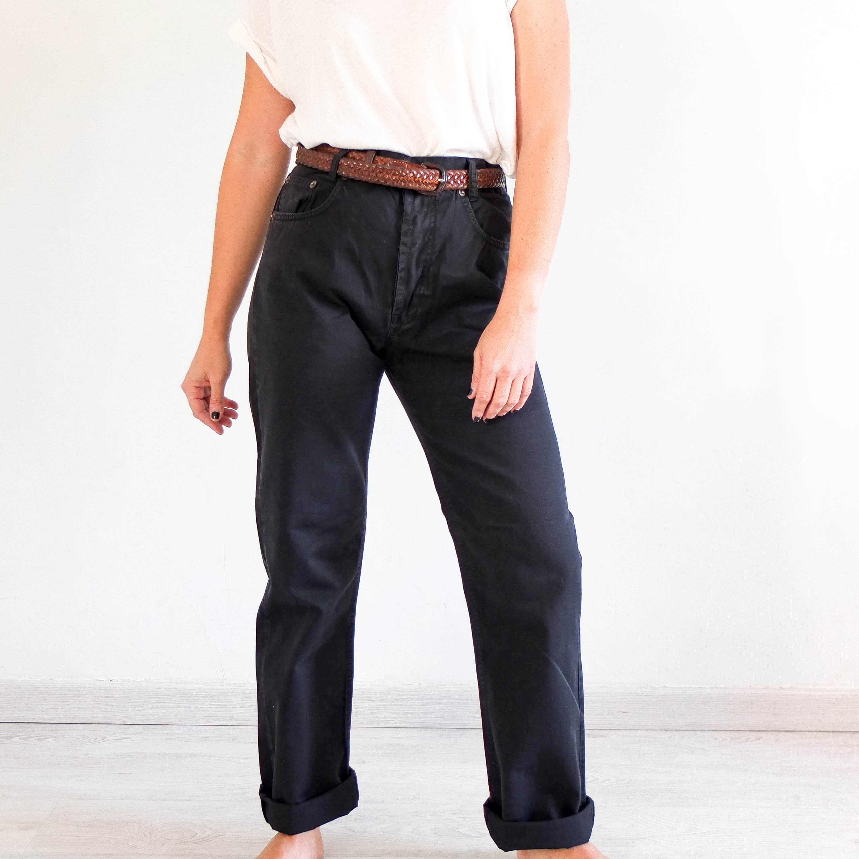 Vintage 90s Black Boyfriend Jeans 