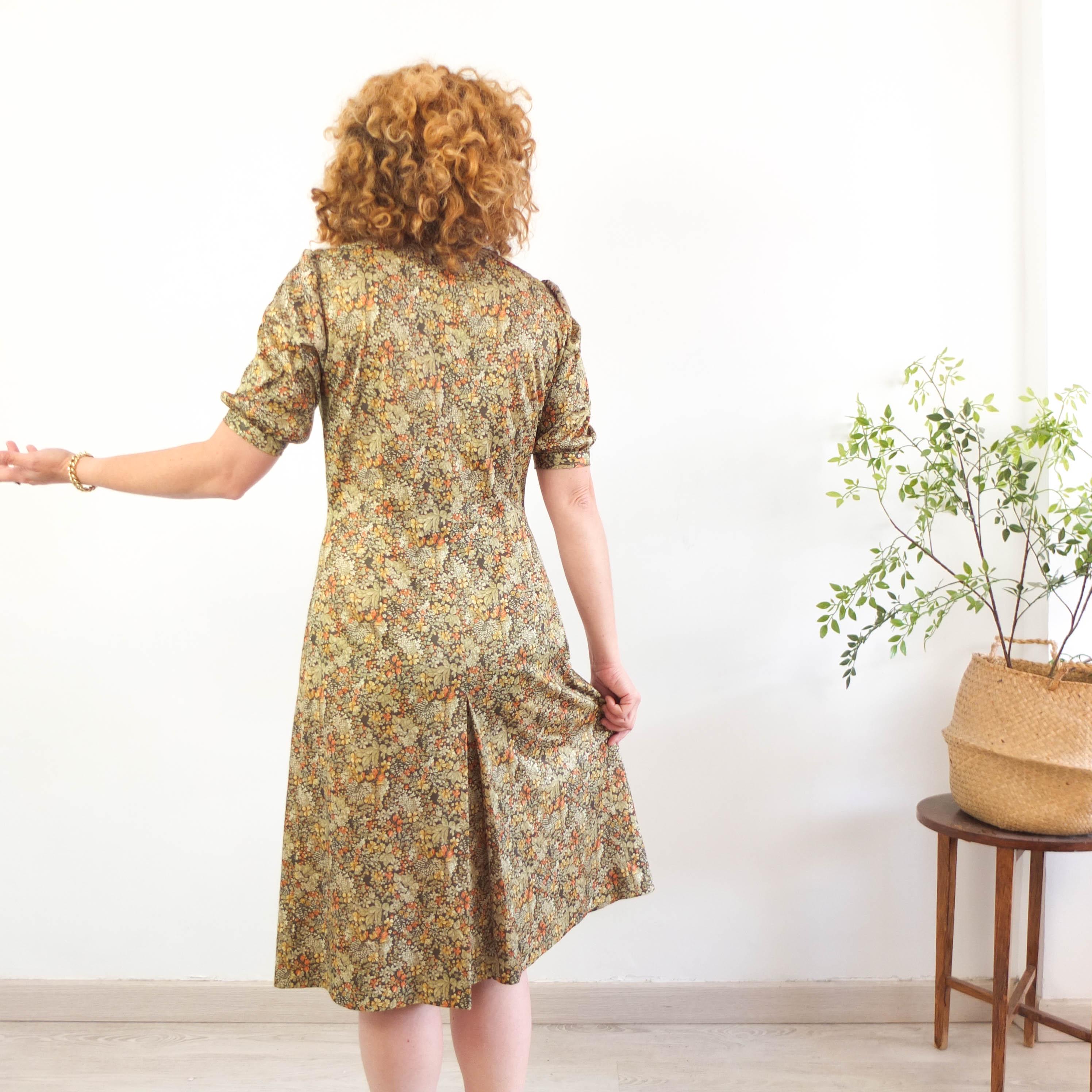 Fashion Dress Womens Summer Skirts 70's Vintage 70s Puff