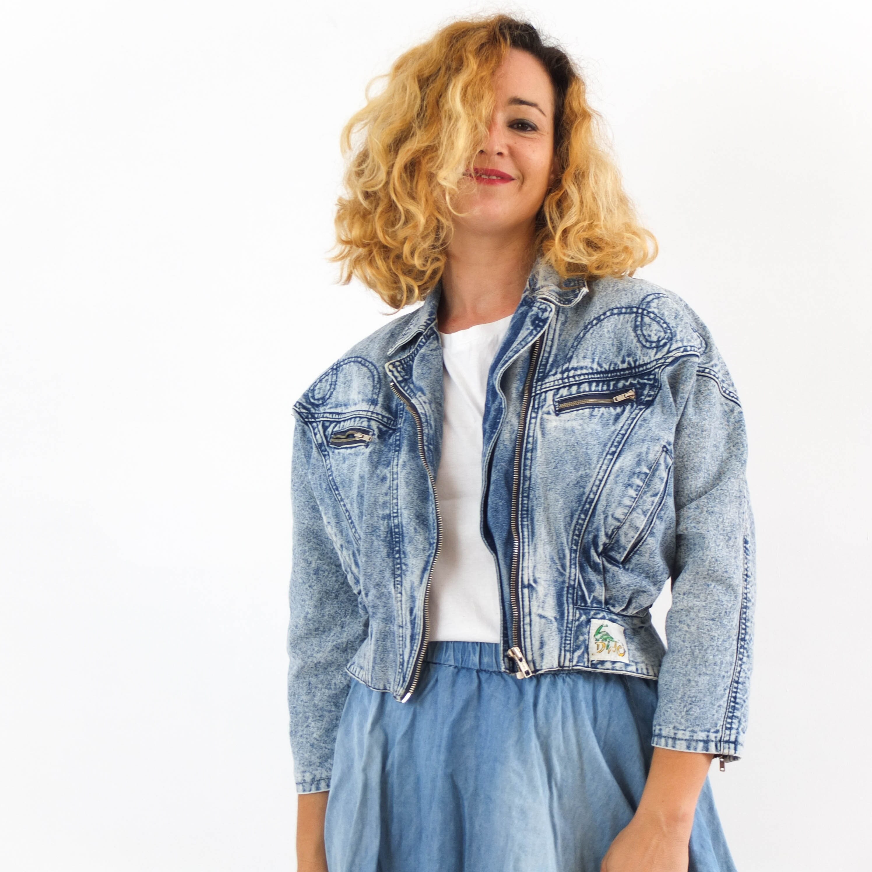80s denim jacket womens