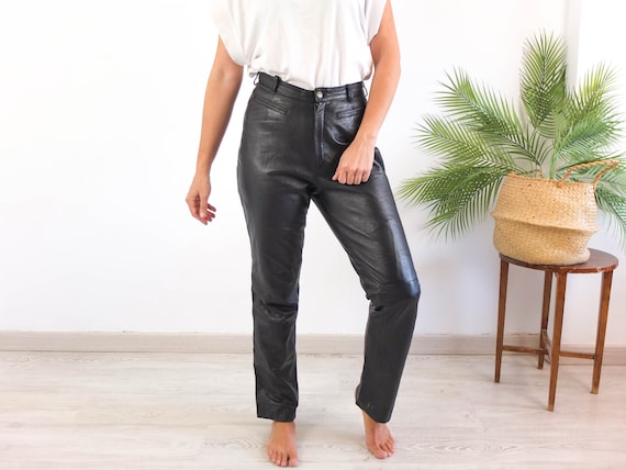 Leather pants store 80s style
