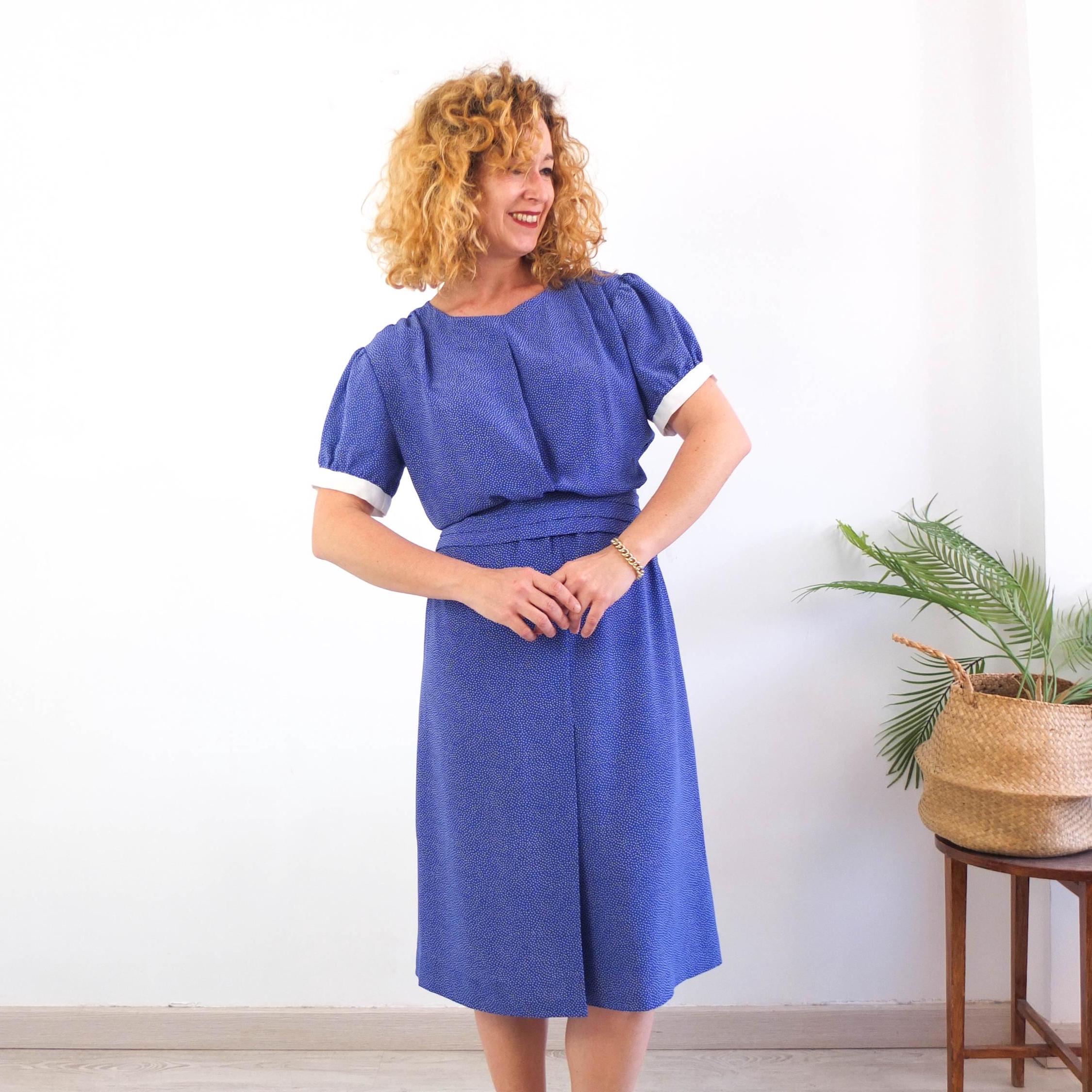 ワンピース houseonthehill 80 Puff Sleeve Dress 80s Puff Sleeve Dress - Etsy