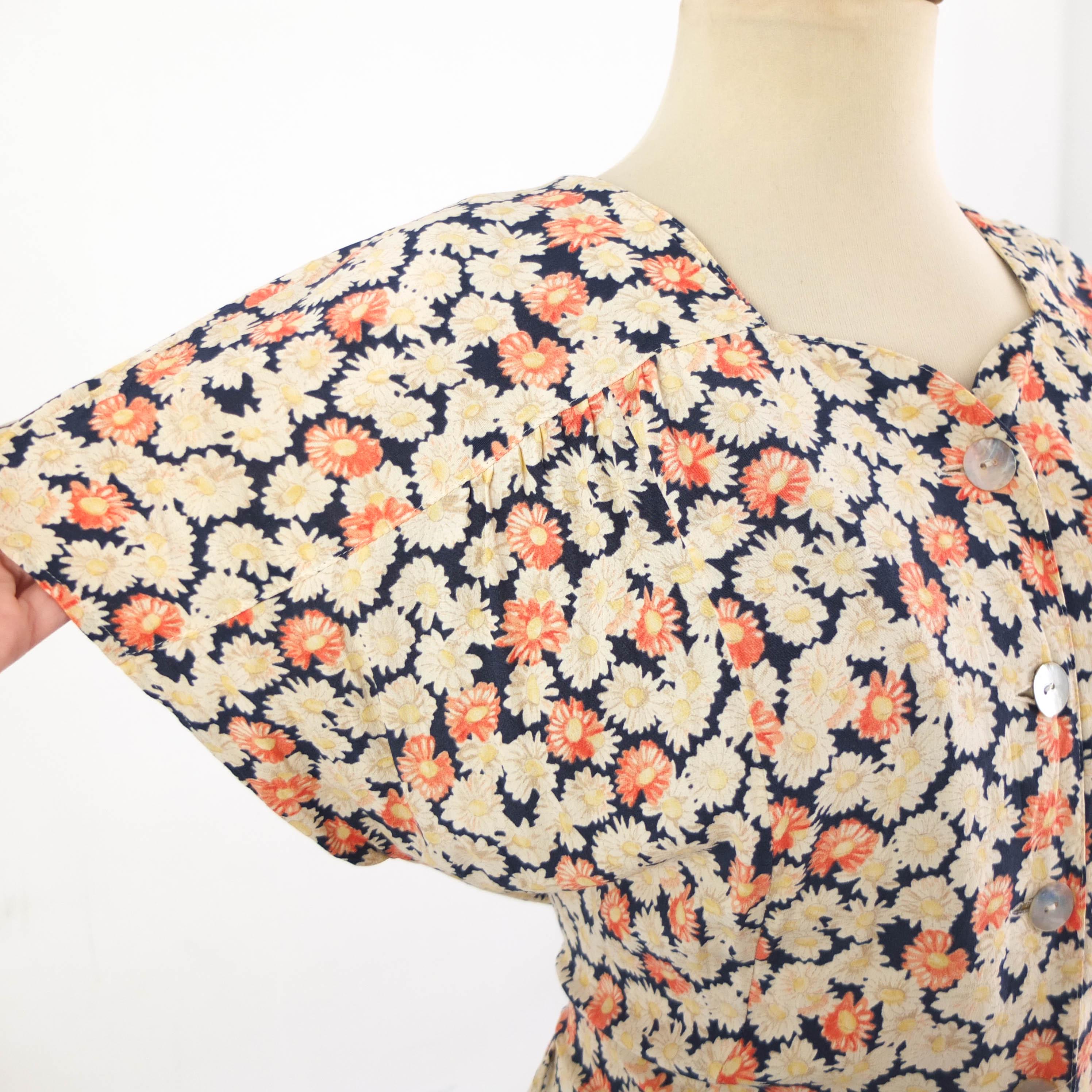 Vintage 90s plus size floral button down dress, 90s floral maxi dress, 1990s Summer day dress size L XL, Vintage tan floral grunge dress