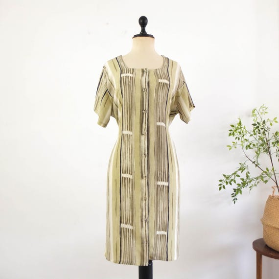 90s summer dress Vintage 90s Long Slip Midi Summer Dress XL